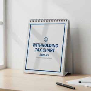 Withholding Tax Chart - 2025-26