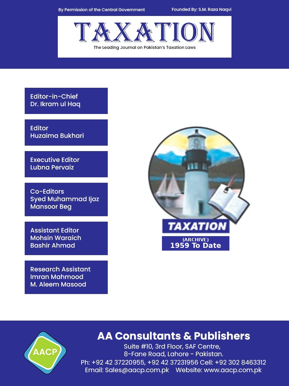taxation archive cover